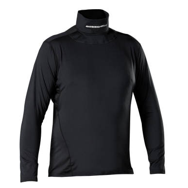 WINNWELL NG0300 Senior Long Sleeve Compression Shirt with Neck Guard