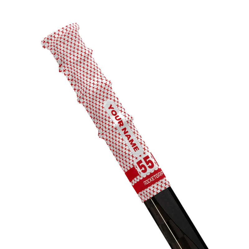 ROCKETGRIP Senior/Intermediate Hockey X-Col Rubber Stick Grip