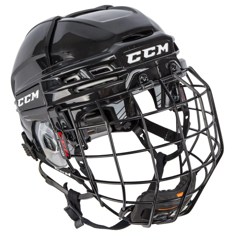 CCM Tacks 910 Senior Hockey Helmet Combo