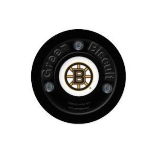 GREEN BISCUIT Boston Bruins Off Ice Training Hockey Puck