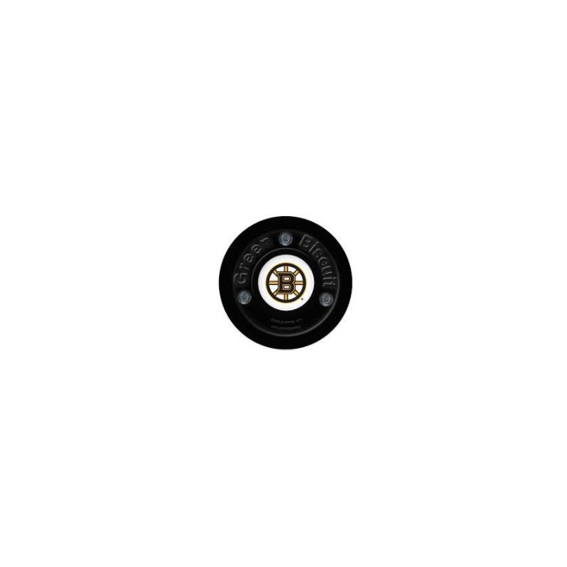 GREEN BISCUIT Boston Bruins Off Ice Training Hockey Puck