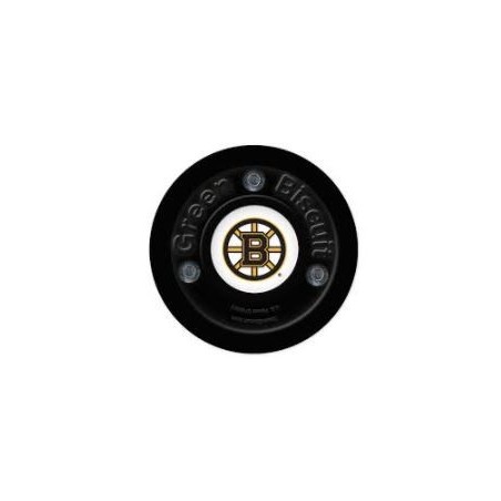 GREEN BISCUIT Boston Bruins Off Ice Training Hockey Puck