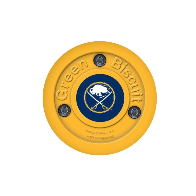 GREEN BISCUIT Buffalo Sabres Off Ice Training Hockey Puck