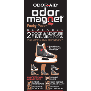 ODOR AID Magnet Footy Pods Odor and Moisture Eliminating Pods