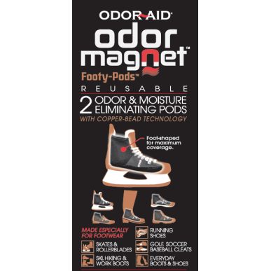 ODOR AID Magnet Footy Pods Odor and Moisture Eliminating Pods