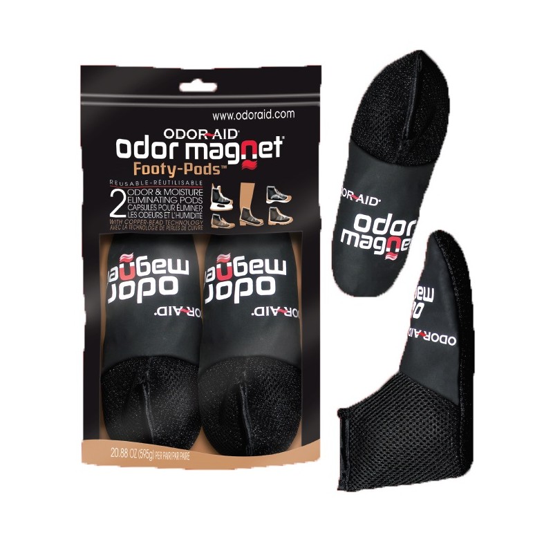 ODOR AID Magnet Footy Pods Geruchs- und feuchtigkeitsbeseitigende Einsätze