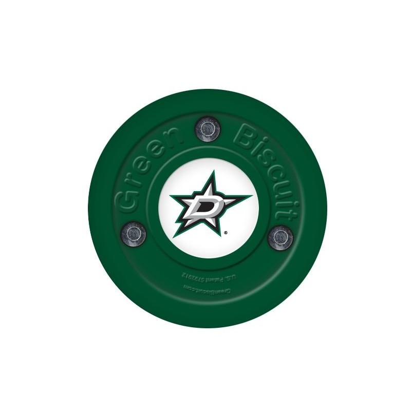 GREEN BISCUIT Dallas Stars Off Ice Training Hockey Puck