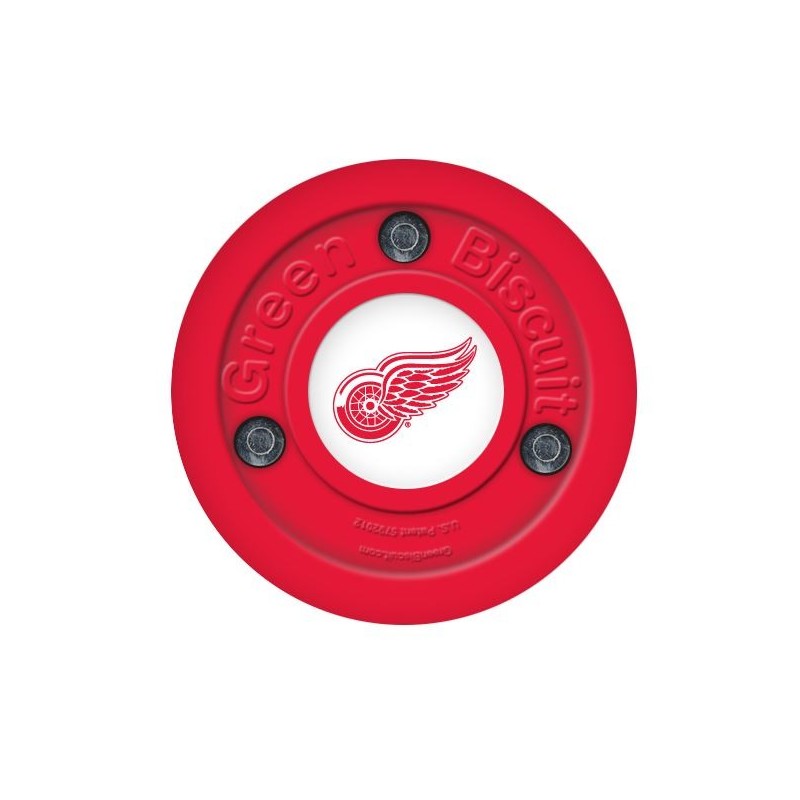 GREEN BISCUIT Detroit Red Wings Off Ice Training Hockey Puck