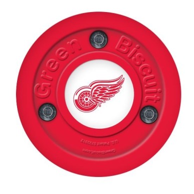 GREEN BISCUIT Detroit Red Wings Off Ice Training Hockey Puck