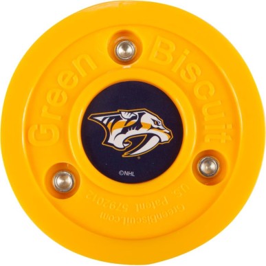 GREEN BISCUIT Nashville Predators Off Ice Training Hockey Puck