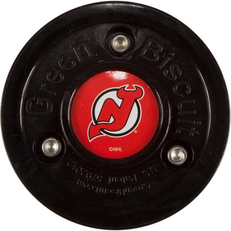 GREEN BISCUIT New Jersey Devils Off Ice Training Hockey Puck