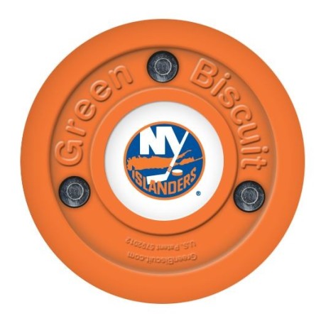 GREEN BISCUIT New York Islanders Off Ice Training Hockey Puck