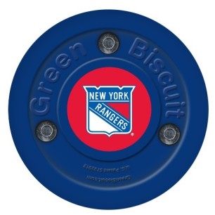 GREEN BISCUIT New York Rangers Off Ice Training Hockey Puck