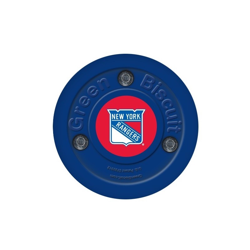 GREEN BISCUIT New York Rangers Off Ice Training Hockey Puck