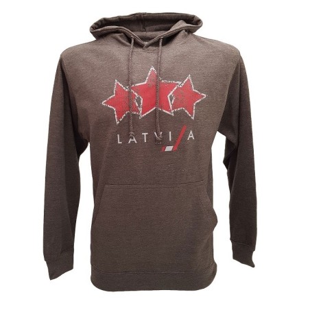 HOKEJAM.LV Senior Three Star Latvia Hoodie