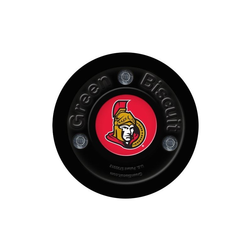 GREEN BISCUIT Ottawa Senators Off Ice Training Hockey Puck