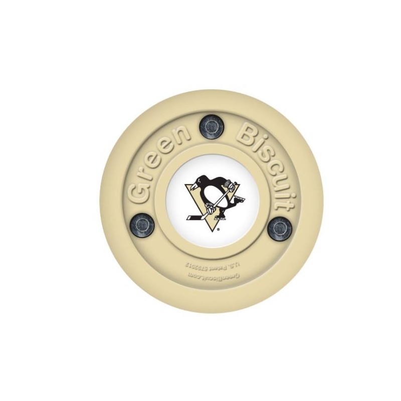 GREEN BISCUIT Pittsburgh Penguins Off Ice Training Hockey Puck