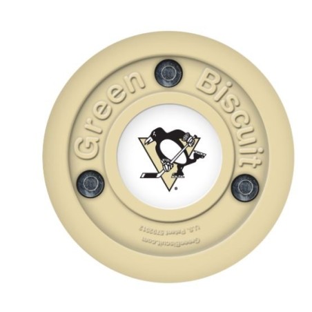 GREEN BISCUIT Pittsburgh Penguins Off Ice Training Hockey Puck