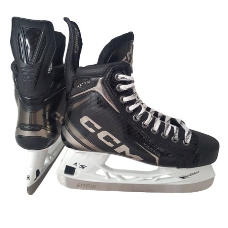 CCM Tacks XF Pro mit Step Steel Senior Eishockey-Schlittschuhe