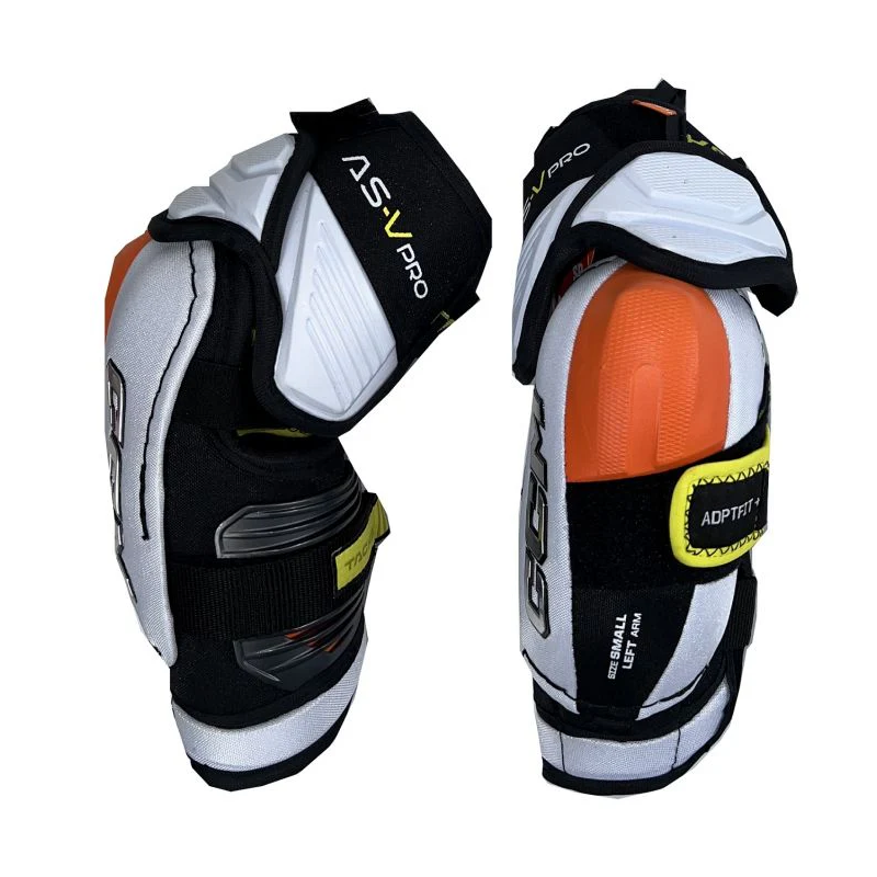 CCM Tacks AS-V Pro White Senior Elbow Pads