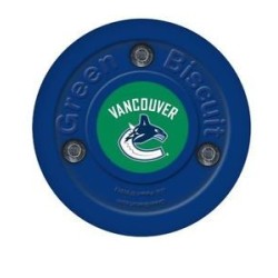 GREEN BISCUIT Vancouver Canucks Off Ice Training Hockey Puck