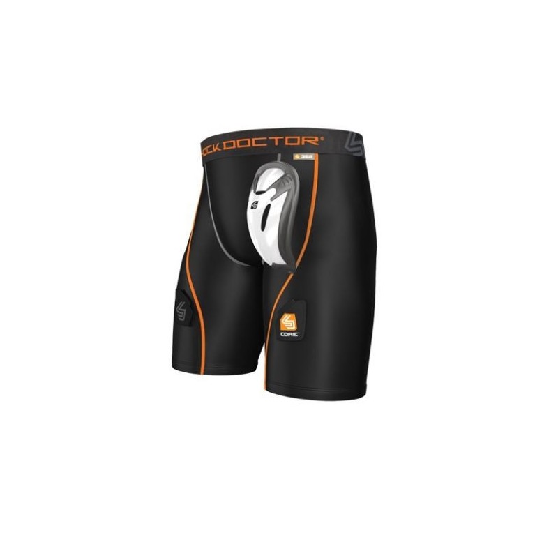 SHOCK DOCTOR Adult Core Hockey Short with Bio-Flex Cup 362