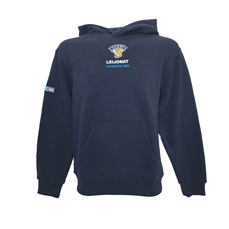 CCM Senior Flaghood Front Print Suomi Team Leijonat Hoodie