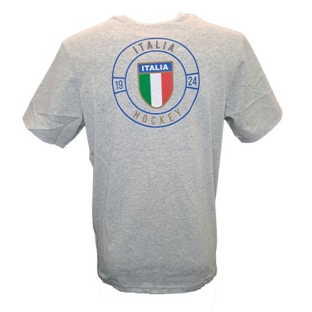 CCM Senior Flag Tee Back Print Italy Team T-Shirt