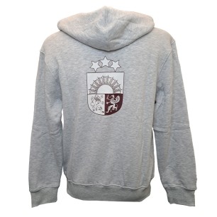 CCM Senior Flaghood Back Print Latvia Team Hoodie