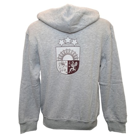 CCM Senior Flaghood Back Print Latvia Team Hoodie