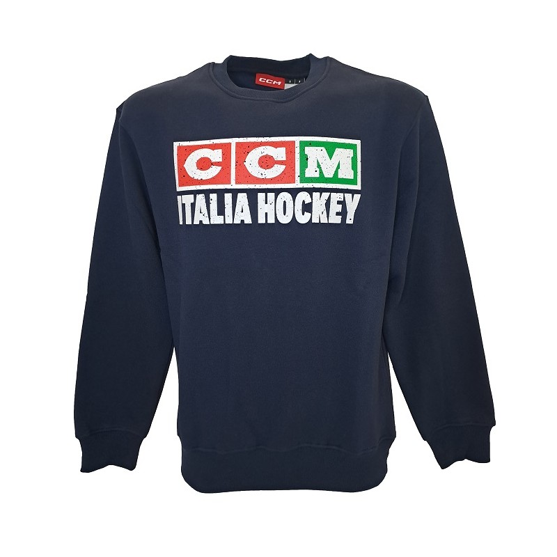 CCM Senior Flag Crew Team Italia Sweatshirt