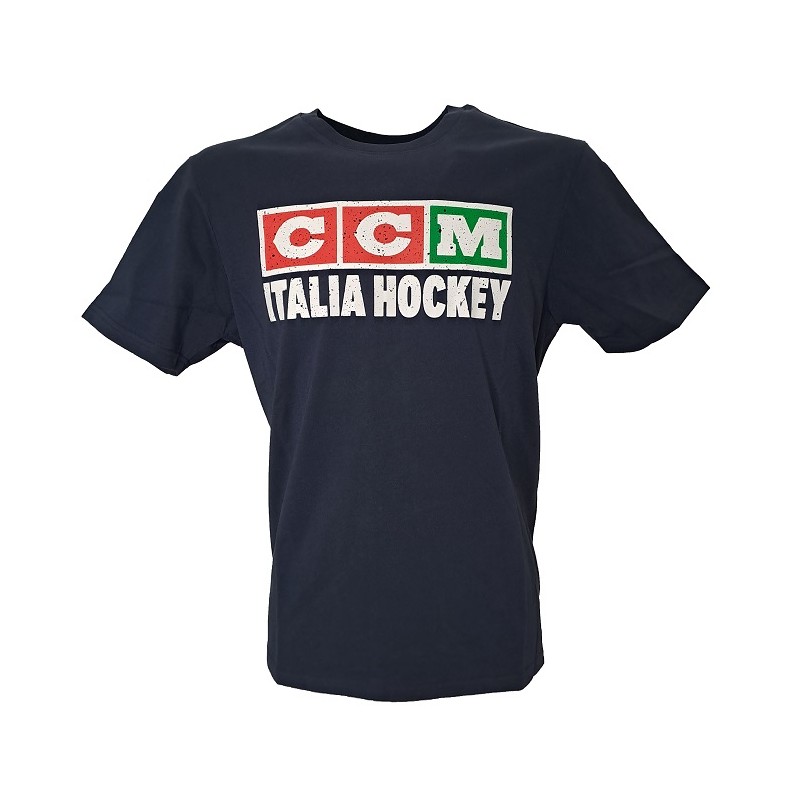 CCM Senior Flag Tee Italia Team T-Shirt