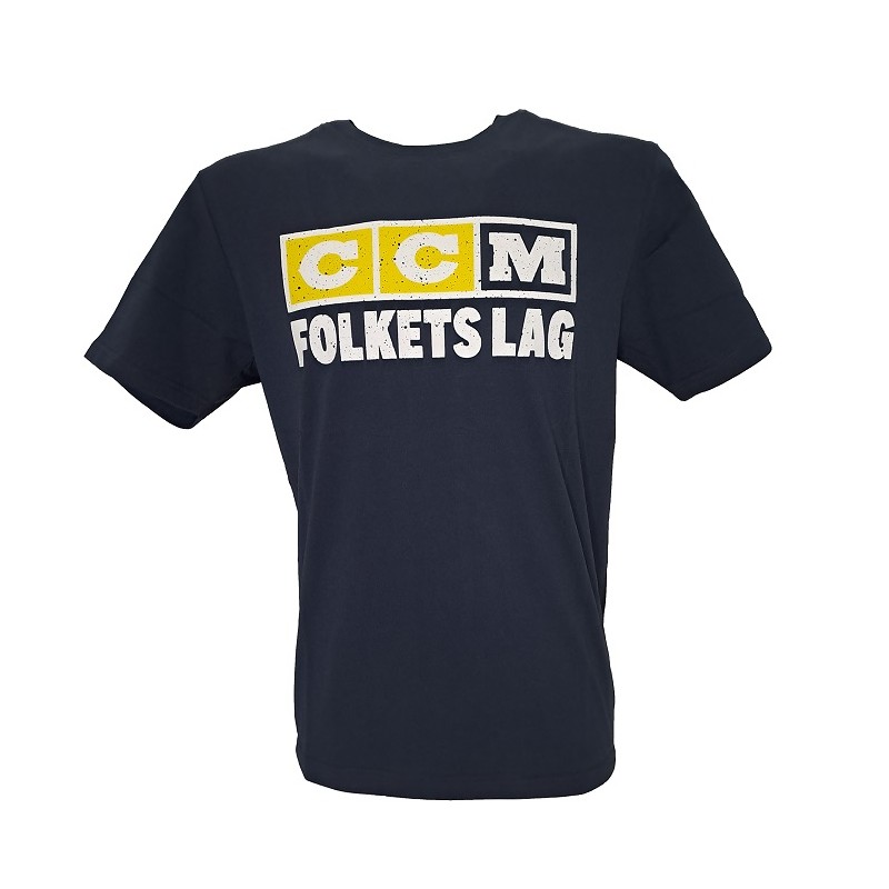 CCM Senior Flag Tee Sweden Team Folketslag T-Shirt