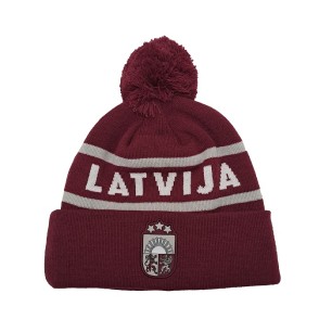 CCM Latvija Logo Wintermütze