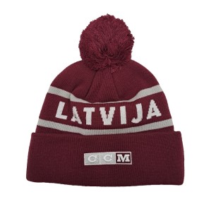 CCM Latvija Logo Winter Hat