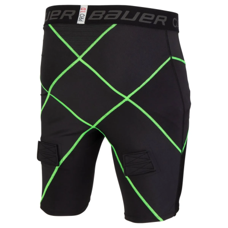 BAUER Core 1.0 Senior Kompressionsshorts mit Tiefschutz