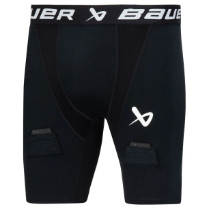 BAUER Performance S22 Senior Kompressionsshorts mit Tiefschutz