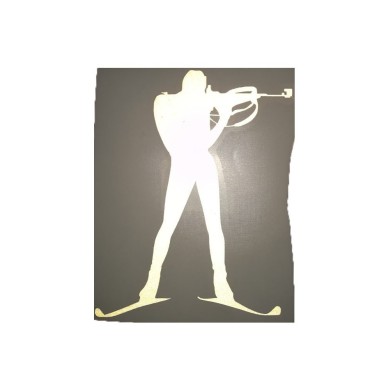 HOKEJAM.LV Biathlon Sticker