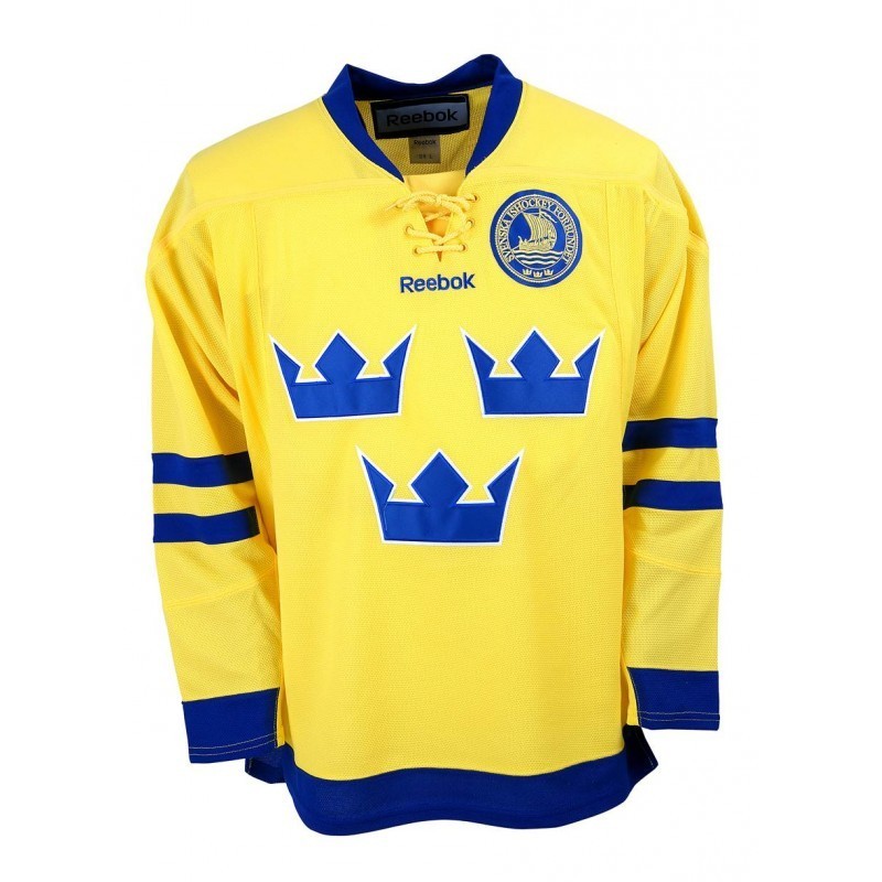 Reebok Team Sweden Junior Fan Jersey Away