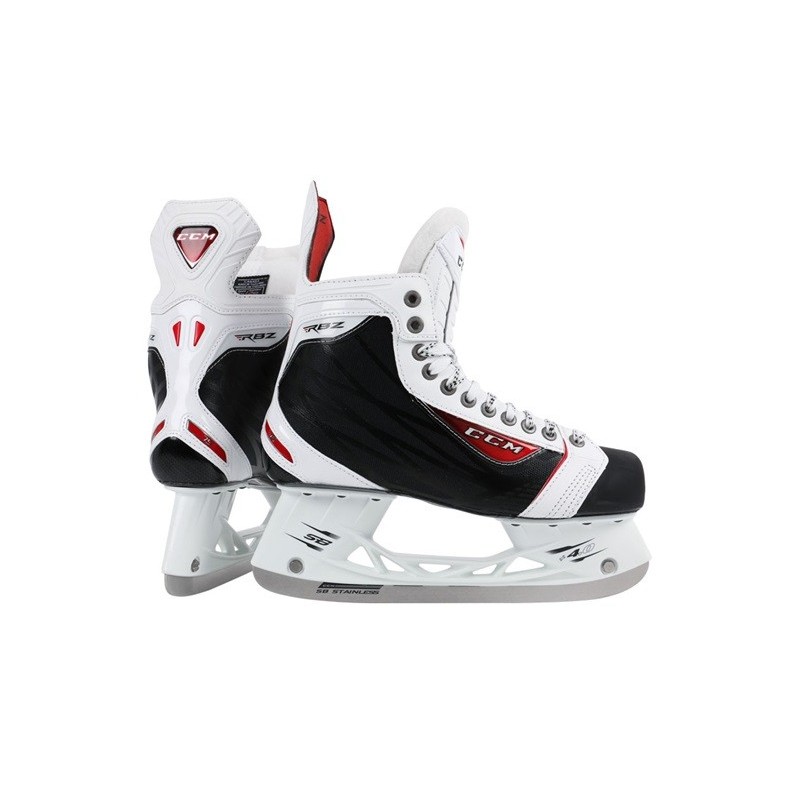 CCM RBZ 75 White LE Junior Ice Hockey Skates