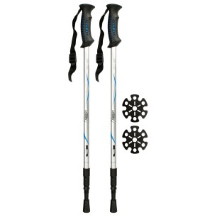 ABBEY Adjustable Aluminium Anti Shock Hiking Cane 21SV