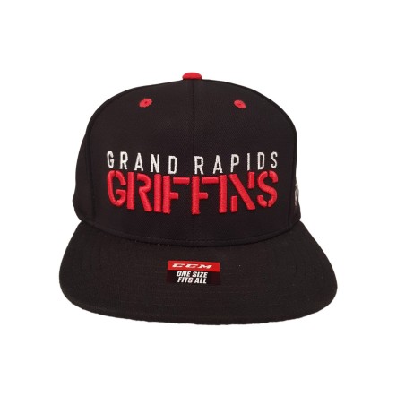 CCM Grand Rapids Griffins Flat Brim Snapback