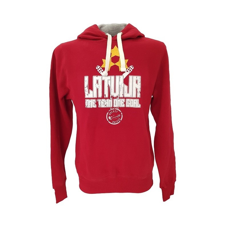 HOKEJAM.LV Latvija One Team One Goal Adult Hoodie