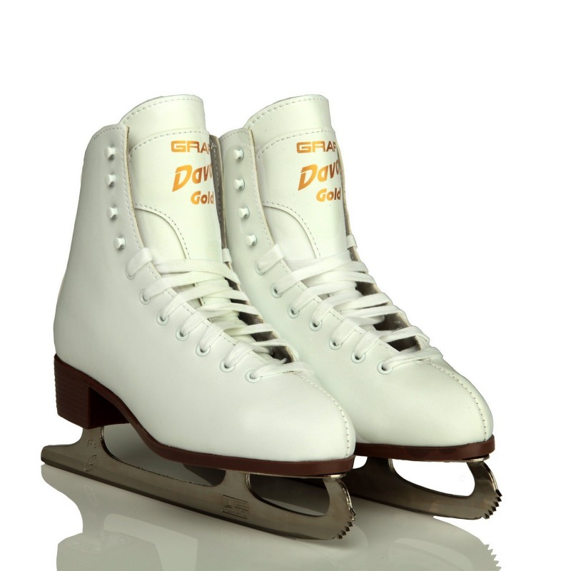 GRAF Davos Gold Girls Figure Skates