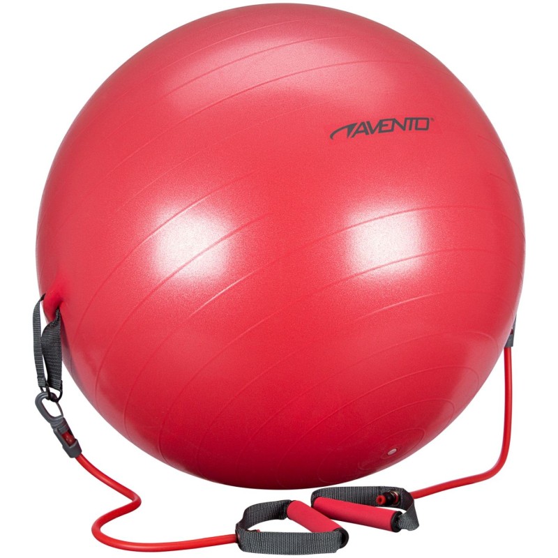 AVENTO Gym Ball with Resistance Tubes