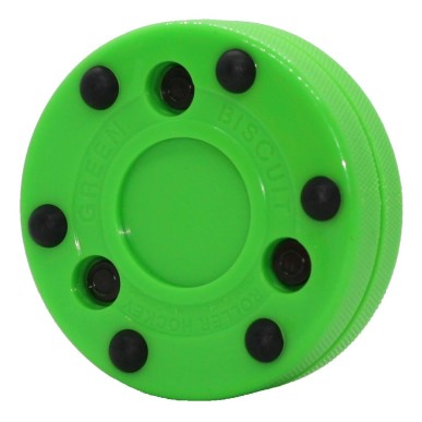 GREEN BISCUIT Roller Hockey Off Ice Training Hockey Puck