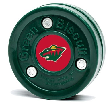 GREEN BISCUIT Minnesota Wild Off Ice Training Hockey Puck