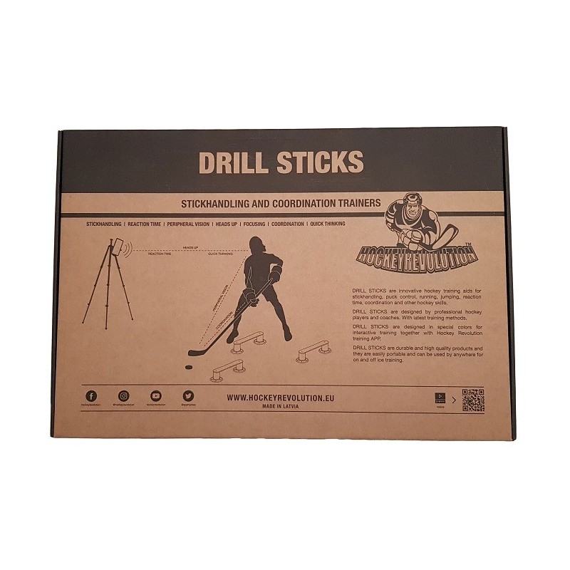 Drill Sticks Stickhandling Training Aid