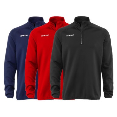 CCM Senior Locker Room 1/4 Zip Sweatshirt