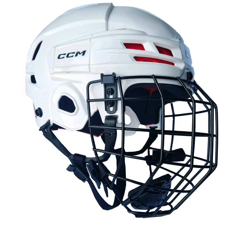 CCM Tacks 70 Senior Hockey Helmet Combo